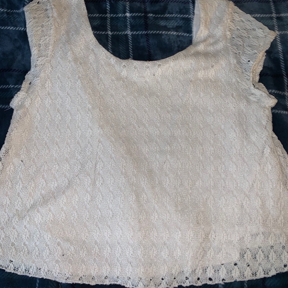 Lace crop top